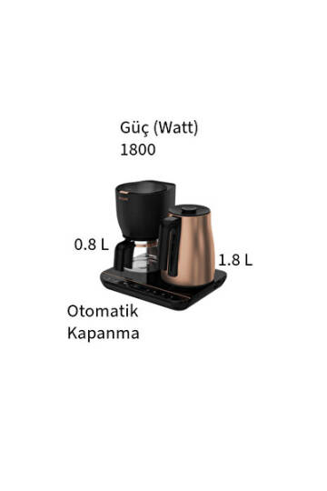 Arçelik Gurme Otomatik Çay & Filtre Kahve Makinesi - 1