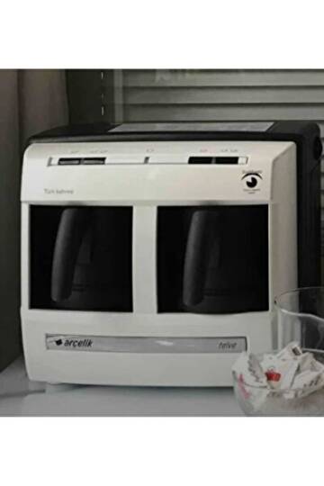 Arçelik K 3190 Telve İkili Kahve Makinesi Beyaz - 1