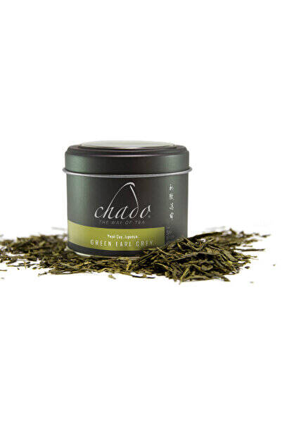 Chado Tea Green Earl Grey İtalyan Bergamot Yağlı ve Japon Sencha Harmanı Dökme Yeşil Çay 50 gr - 1