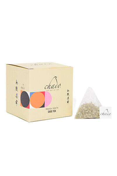 Chado Tea Sage Tea İri Yapraklı Doğal Adaçayı Piramit Poşet Bitki Çayı 20'li Kutu 60 gr - 1