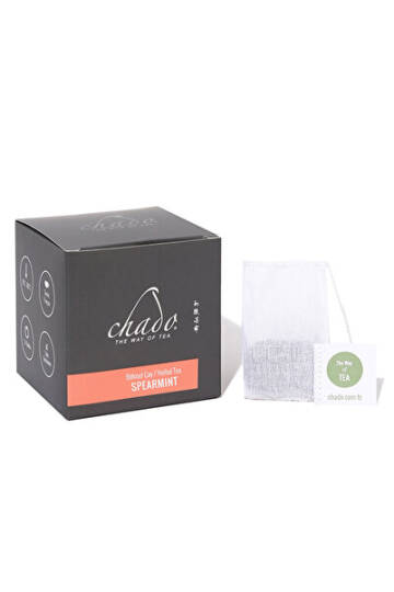 Chado Tea Spearmint Doğal Yeşil Nane (Fas Nanesi) Ferahlatıcı ve Keskin Aromalı Müslin Poşet Çay