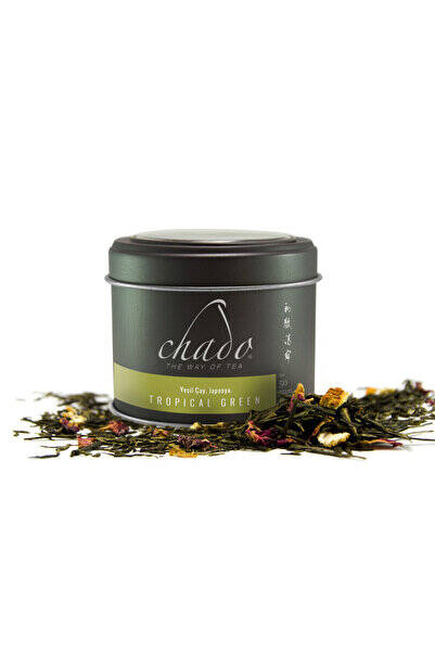 Chado Tea Tropica Green - Tropikal Meyveli Yeşil Çay 50 gr - 1