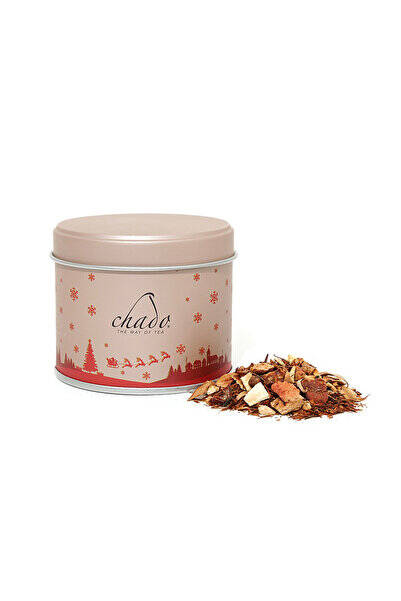Chado Tea Yılbaşı Harmanı Portakal Tarçın ve Karanfilli Kafeinsiz Rooibos Kış Çayı 50 gr - 1