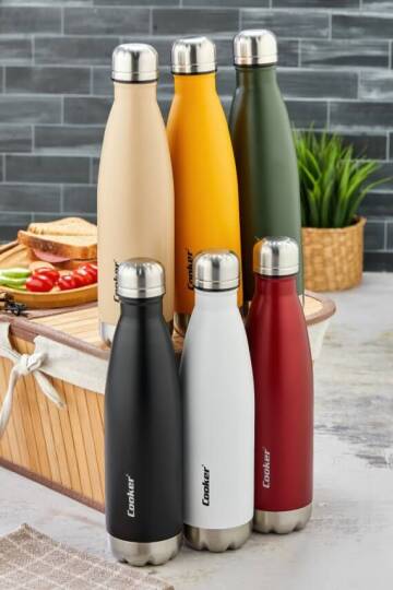 COOKER 0.50 LT RENKLİ ŞİŞE ÇELİK TERMOS (24)