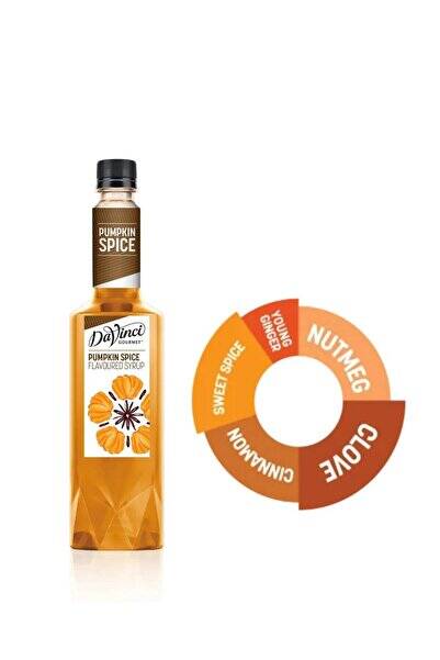 Da Vinci Davinci Gourmet Baharatlı Bal Kabağı Pumpkin Aromalı Kokteyl Şurup 750 ml - 1