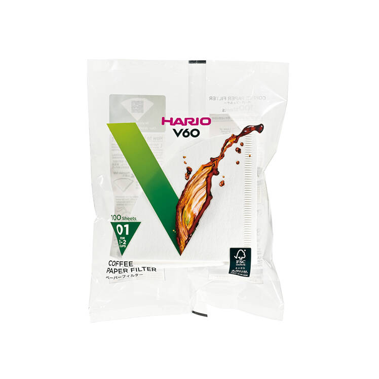 Hario V60 01 Dripper Filtresi (100 adet) - 1