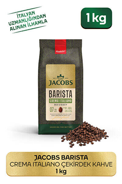 Jacobs Barista Editions Çekirdek Kahve Crema Italiano 1 kg - 1