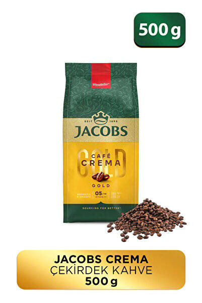 Jacobs Cafe Crema Çekirdek Kahve 500 gr - 1