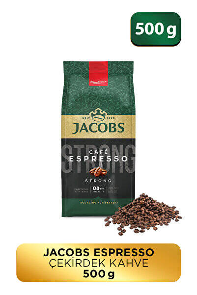 Jacobs Cafe Espresso Çekirdek Kahve 500 gr - 1