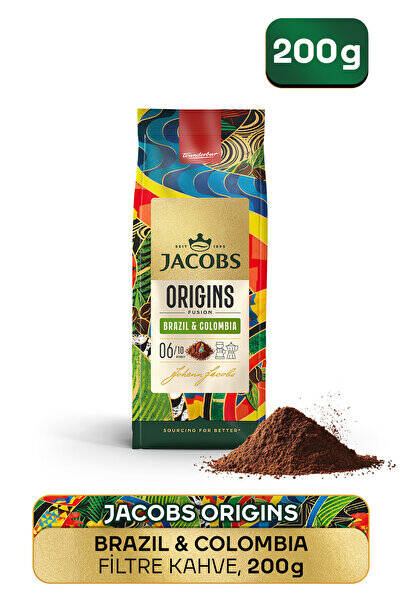 Jacobs Origins Brazil & Colombia Filtre Kahve 200 gr - 1