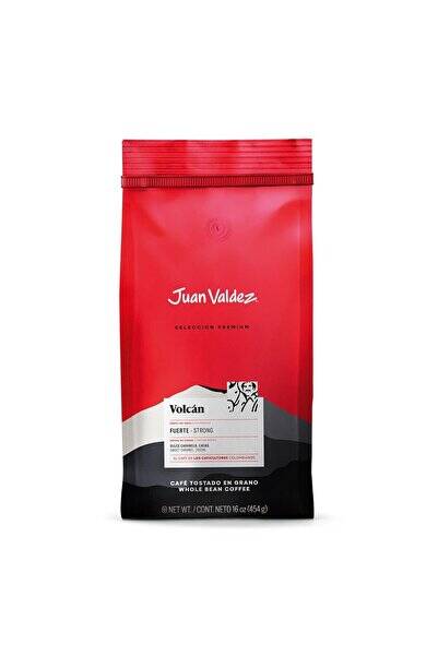 Juan Valdez Volcan Espresso Çekirdek Kahve 454 gr, Koyu Kavrulmuş Kolombiya Kahvesi - 1