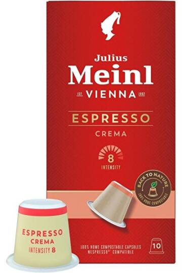 Julius Meinl Espresso Crema Nespresso Uyumlu Kapsül Kahve 10 Adet