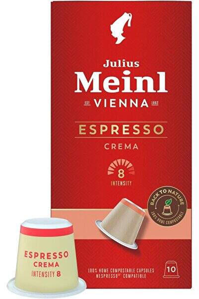 Julius Meinl Espresso Crema Nespresso Uyumlu Kapsül Kahve 10 Adet - 1