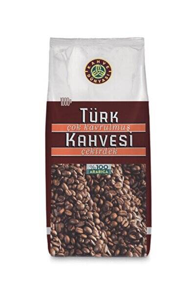 Kahve Dünyası Çok Kavrulmuş Türk Kahvesi Çekirdek 1 kg - 1