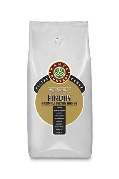 Kahve Dünyası Fındık Aromalı Filtre Kahve Çekirdek 1 kg.özel Hava Almayan Paket - 1