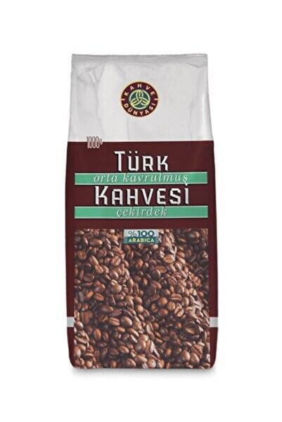 Kahve Dünyası Orta Kavrulmuş Çekirdek Türk Kahvesi %100 Arabica 1 kg - 1