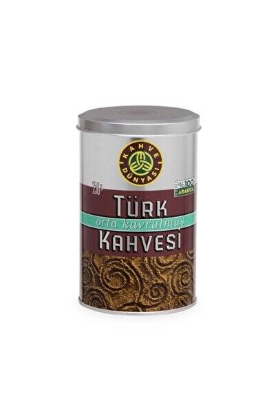Kahve Dünyası Türk Kahvesi 250 gr Tenek Kutu 250 gr Orta Kavrulmuş Kahve - 1