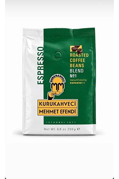 Mehmet Efendi Espresso Çekirdek Kahve 250 gr - 1