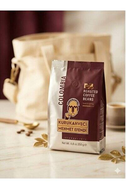 Mehmet Efendi Kurukahveci Colombia Kavrulmuş Çekirdek Kahve 250 gr - 1