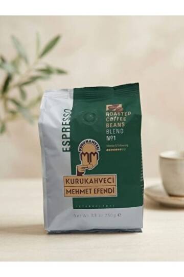 Mehmet Efendi Kurukahveci Esspresso Blend No1 Kavrulmuş Çekirdek Kahve 250 gr - 1