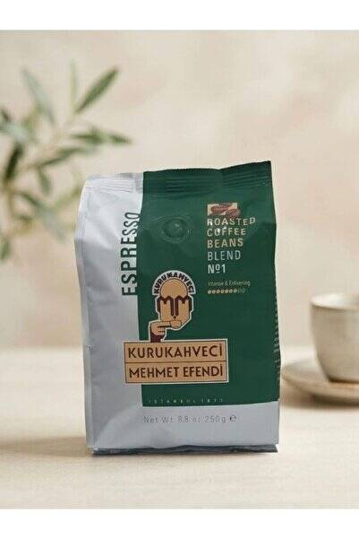 Mehmet Efendi Kurukahveci Esspresso Blend No1 Kavrulmuş Çekirdek Kahve 250 gr - 1