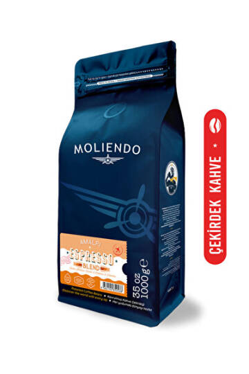 Moliendo Finest Coffee Amalfi Espresso Blend Kahve (Çekirdek Kahve) 1 kg
