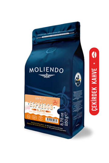 Moliendo Finest Coffee Amalfi Espresso Blend Kahve (Çekirdek Kahve) 250 g - 1