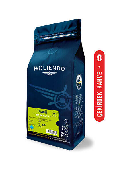 Moliendo Finest Coffee Brasil Bossa Nova Yöresel Kahve (Çekirdek Kahve) 1 kg - 1