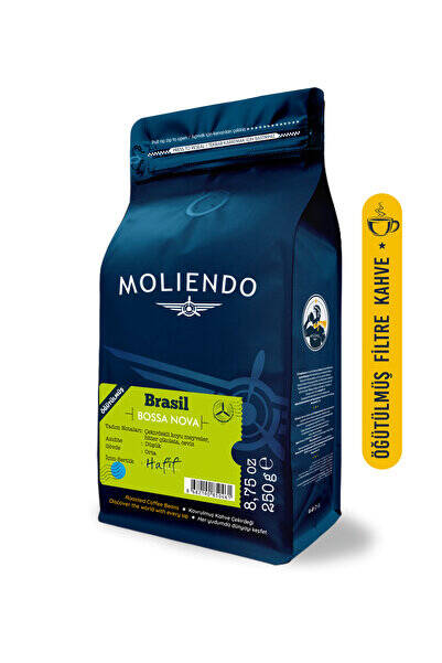 Moliendo Finest Coffee Brasil Bossa Nova Yöresel Kahve (Öğütülmüş Filtre Kahve) 250 g - 1