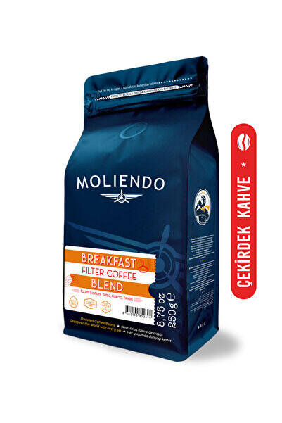 Moliendo Finest Coffee Breakfast Blend Filtre Kahve (Çekirdek Kahve) 250 g - 1