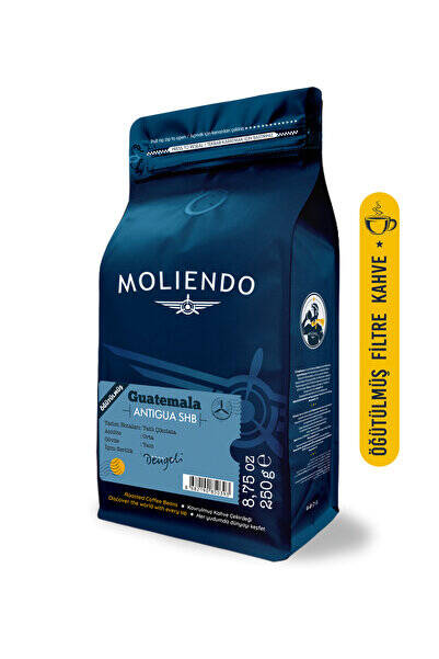 Moliendo Finest Coffee Guatemala Antigua Shb Yöresel Kahve (Öğütülmüş Filtre Kahve) 250 g - 1