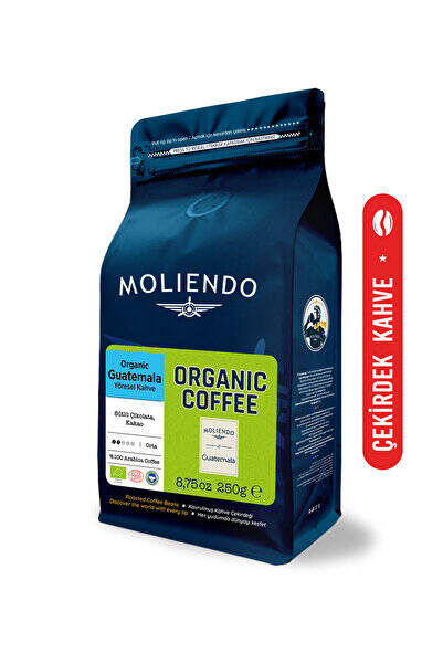Moliendo Finest Coffee Organik Guatemala Shb Yöresel Kahve (Çekirdek Kahve) 250 g - 1