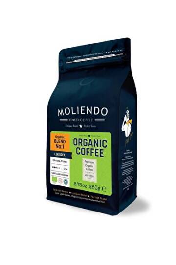 Moliendo Finest Coffee Organik Kahve Blend No:1 Çekirdek - 1