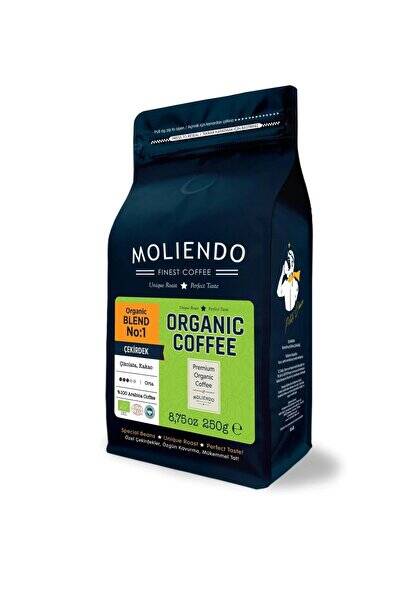 Moliendo Finest Coffee Organik Kahve Blend No:1 Çekirdek - 1