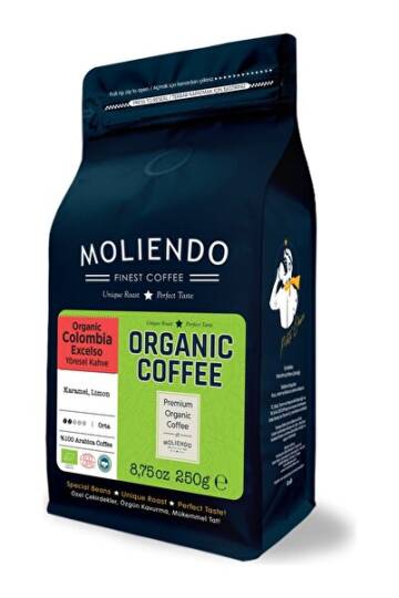 Moliendo Finest Coffee Organik Kahve Colombia Excelso Yöresel