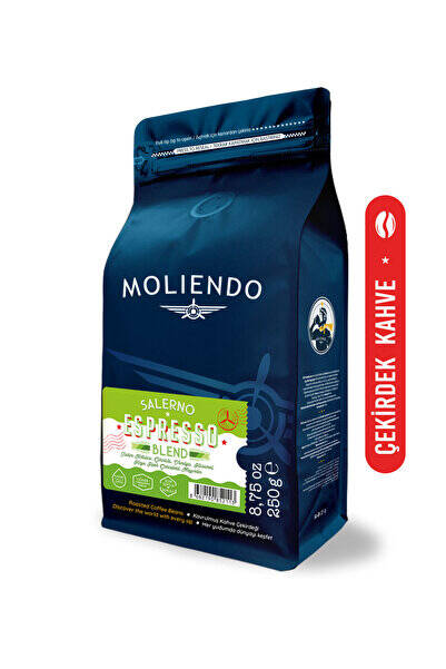 Moliendo Finest Coffee Salerno Espresso Blend Kahve (Çekirdek Kahve) 250 g - 1