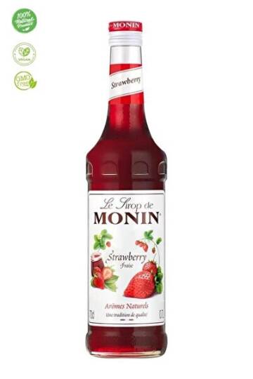 Monin Çilek Şurubu Strawberry Syrup 700 ml - 1