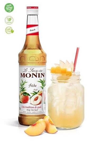 Monin Şeftali Şurup Peach Syrup 700 ml - 1