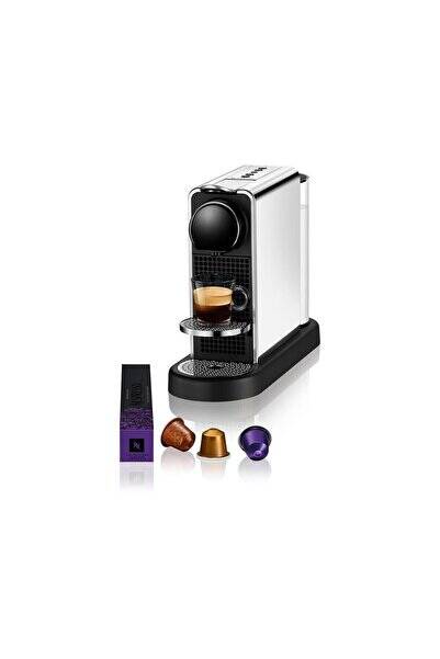 Nespresso C140 Citiz Platinum Paslanmaz Çelik Espresso Kahve Makinesi, Titan - 1