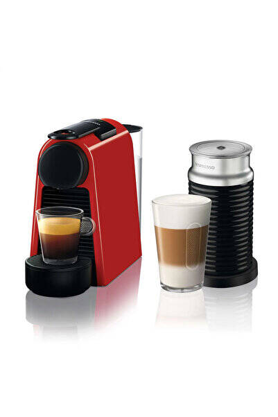 Nespresso D35 Essenza Mini Kapsül Kahve Makinesi Kırmızı - 1