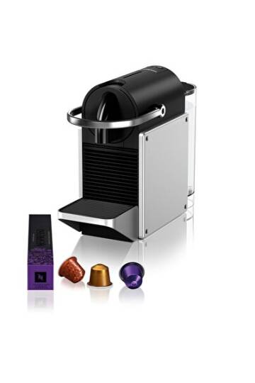 Nespresso D62 Pixie Kahve Makinesi, Gümüş