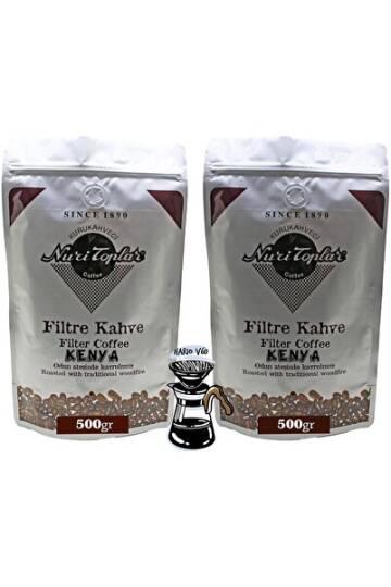 Nuri Toplar Filtre Kahvesi 1 kg Kenya Aa Çekirdeği - Odun Ateşinde Kahve - 1