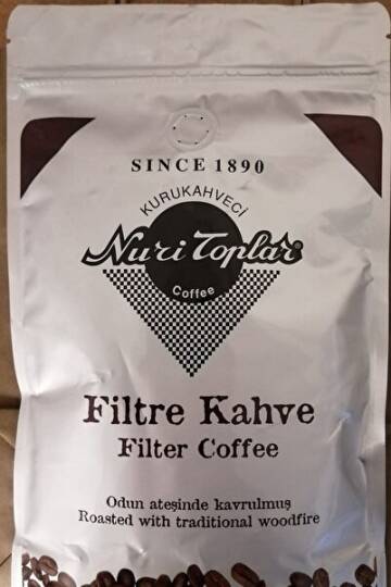 Nuri Toplar Kurukahveci Filtre Kahve Kolombiya Supremo Metal Filtre 250 g