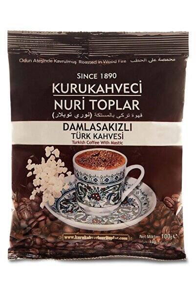 Nuri Toplar Türk Kahvesi Damla Sakızlı 100 gr - 1