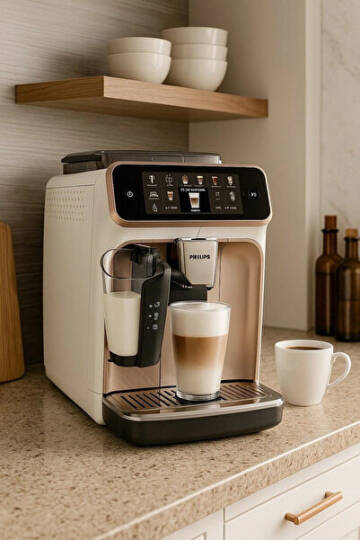 Philips 20 Sıcak ve Soğuk İçecek Tam Otomatik Espresso Kahve Makinesi LatteGO 5500 Serisi EP5543 - 1