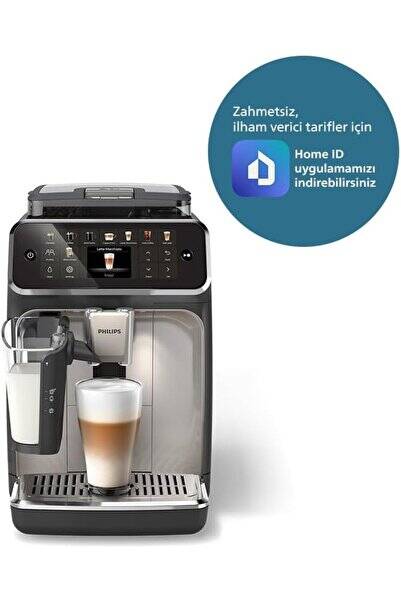 Philips 20 Sıcak ve Soğuk İçecek, Tam Otomatik LatteGo Espresso Aromatik Kahve, Siyah Krom - 1
