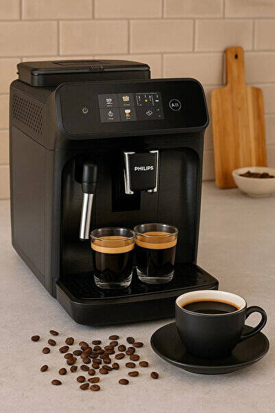 Philips 2000 Serisi Tam Otomatik Espresso Makinesi, Dokunmatik Ekran, Klasik Süt Köpürtücü - 1
