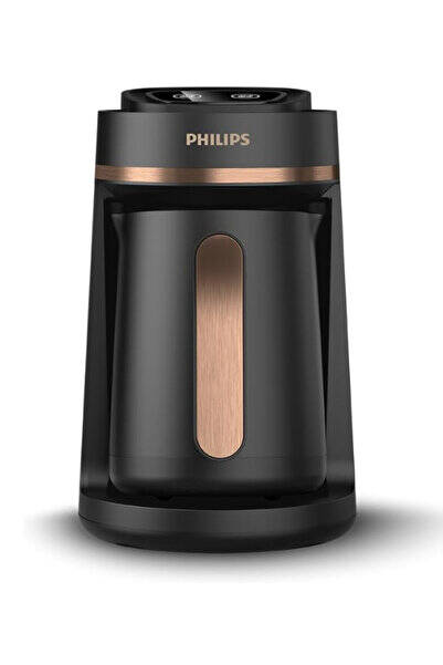 Philips 4 Fincan Türk Kahve Makinesi, Köz Fonksiyonu, Otomatik Kapanma, Sesli İkaz - 1