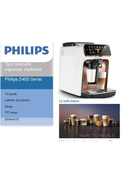 Philips 5400 Serisi LatteGo Tam Otomatik Espresso Makinesi - 1