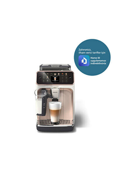 Philips 5500 Serisi LatteGo Tam Otomatik Espresso Makinesi, 20 Sıcak ve Soğuk İçecek, EP5543/80 - 1